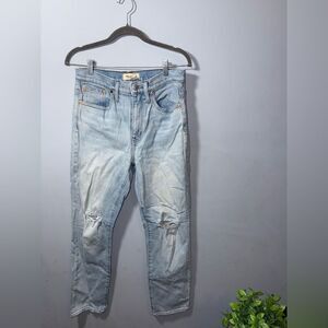 Madewell Womens High Rise Slim Crop Boyjean Jeans Size 26 EUC